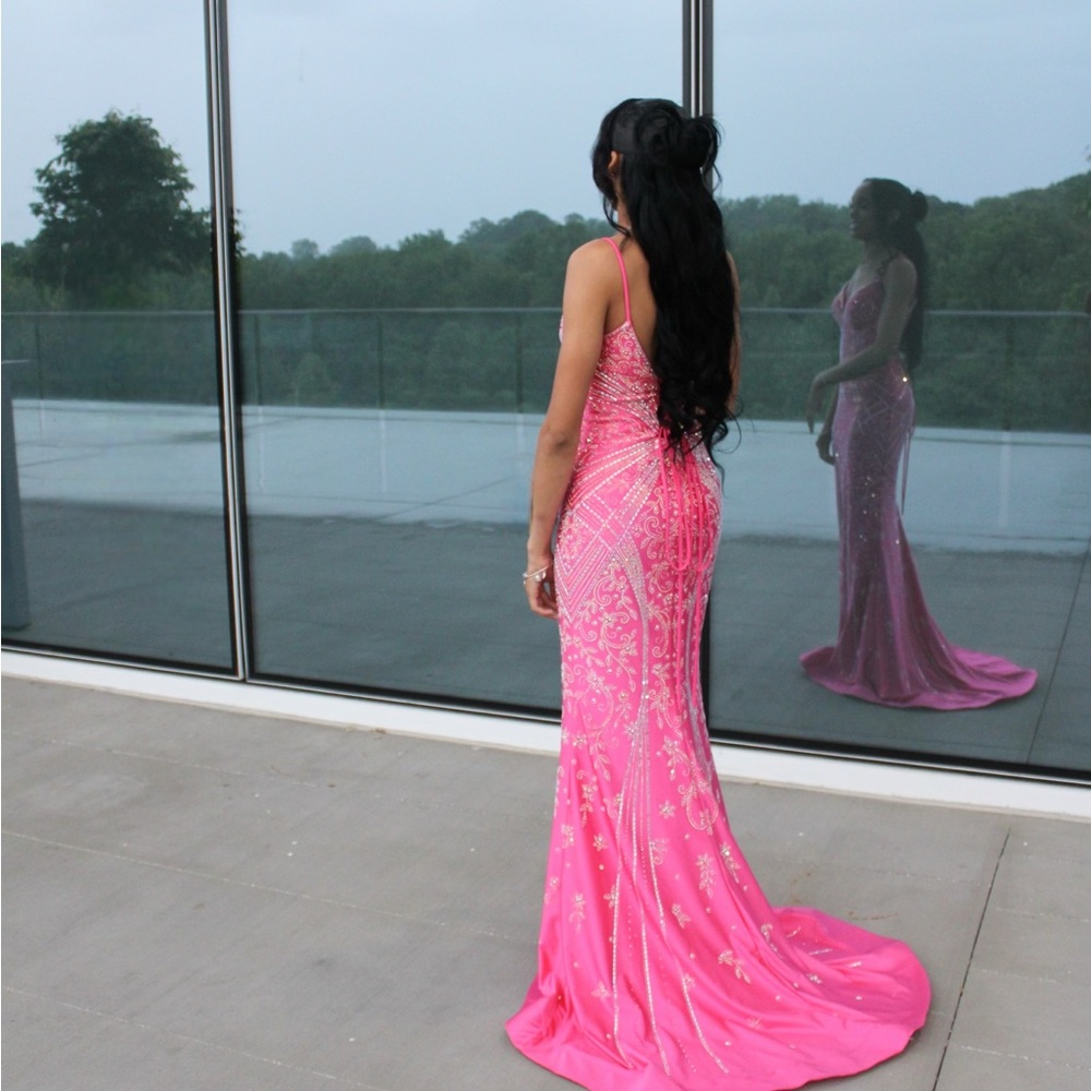 Elegant Pink Evening Gown perfect for a prom or formal orignally bought for 800